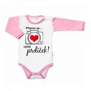 Body dl. rukáv - Připrav se..vyletí prdíček,vel.86