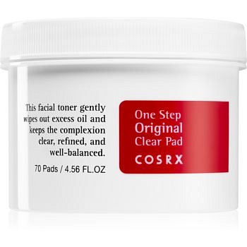 Cosrx One Step Original čisticí tampónky na redukci mastnoty pleti 70 ks