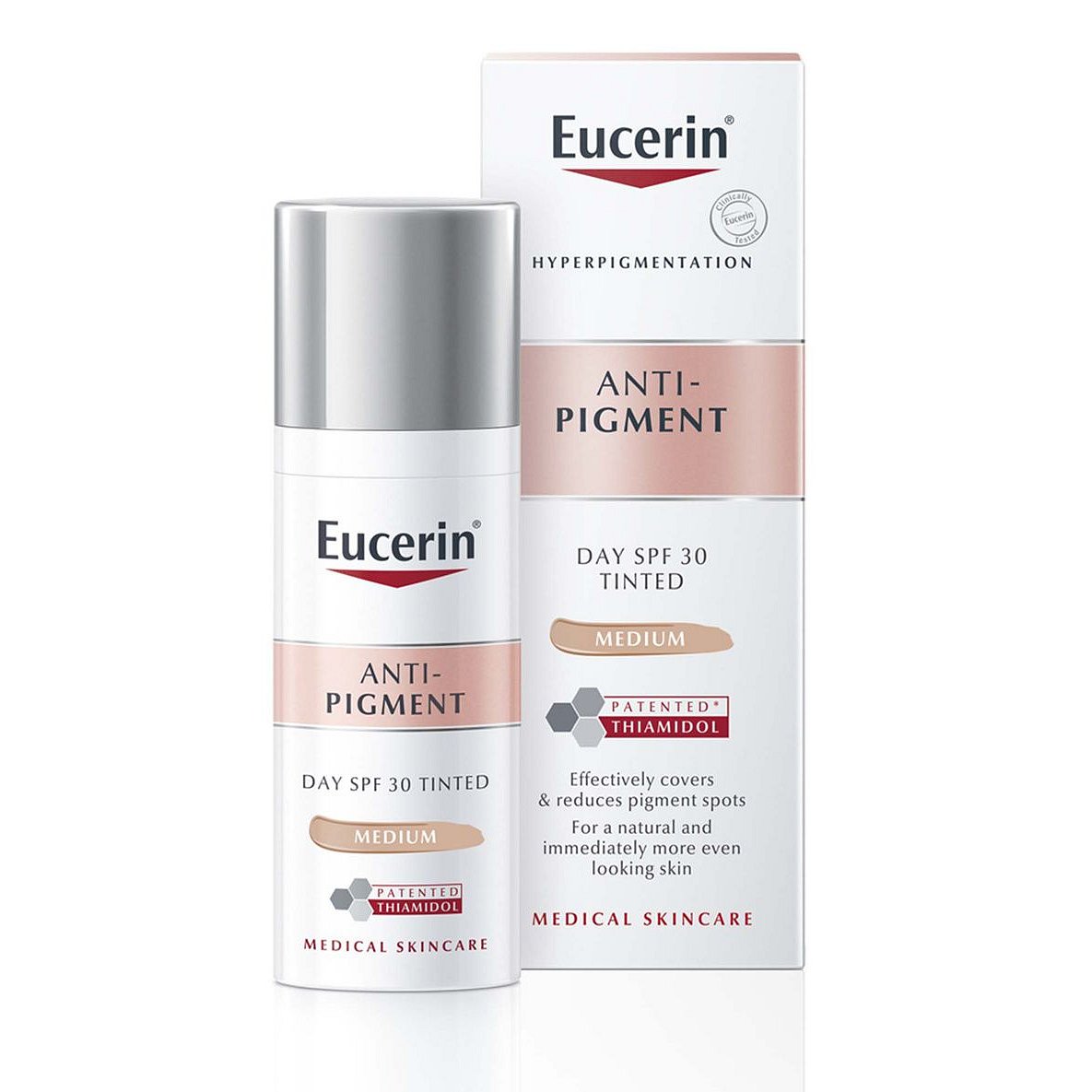 Eucerin AntiPigment SPF30 denní krém tónovaný středně tmavý 50 ml