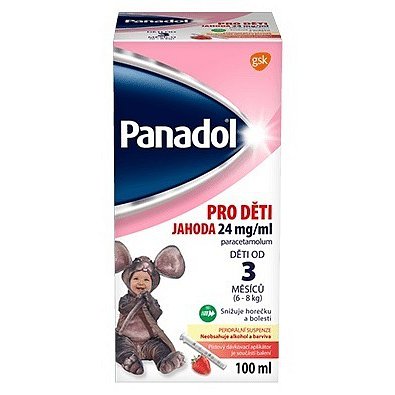 Panadol pro děti Jahoda 100ml