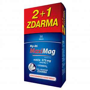 Maximag Hořčík 375mg+b6 Tobolek 100+50 Zdarma