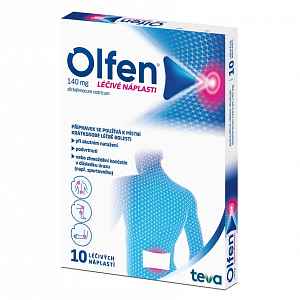 Olfen léčivé náplasti 140mg 10 ks