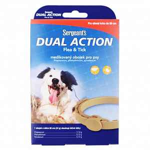 Sergeanťs Dual Action antiparazitivní obojek 60cm