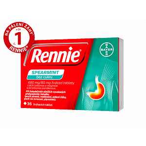 Rennie Spearmint bez cukru, por.tbl.mnd (36x)