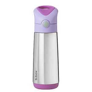 B.BOX Termoska na pití s brčkem 500 ml - sugar plum