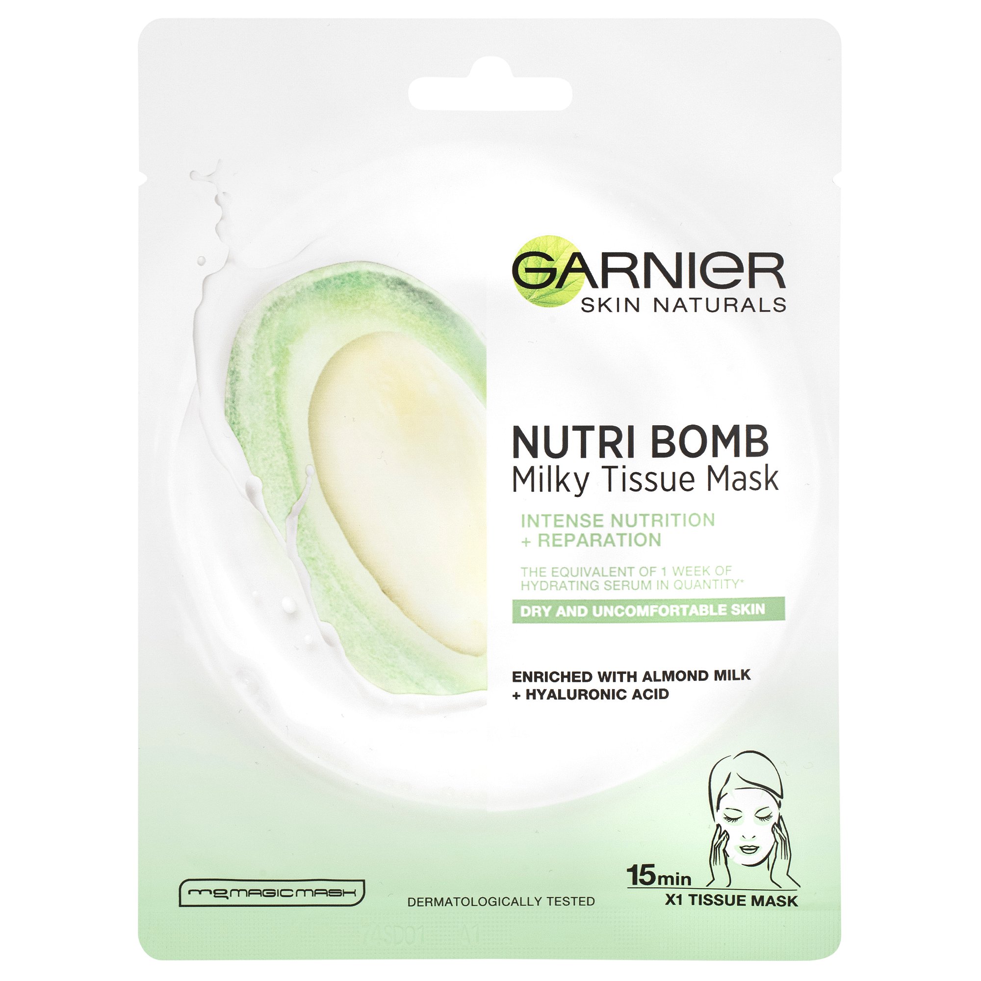 Garnier Skin Naturals Tissue Mask Almond 32 g