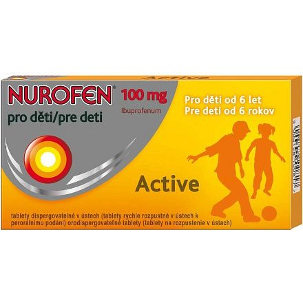 Nurofen pro děti active 12 x 100mg