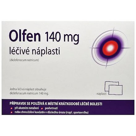 Olfen léčivé náplasti 140mg 10 ks