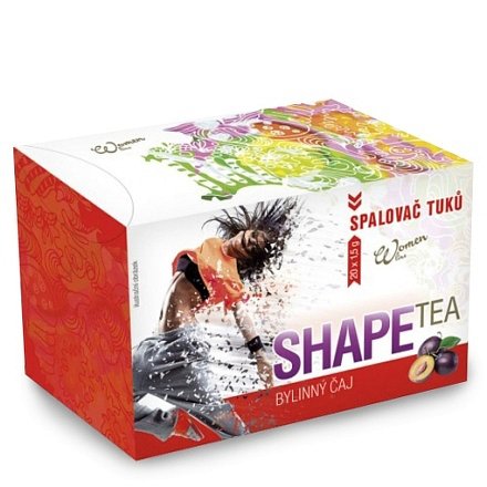 Shape TEA spalovač tuku - bylinný - švestka 30g