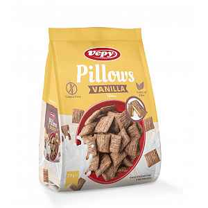 Vepy Pillows Vanilla s vanilkovou náplní bez lepku 275 g