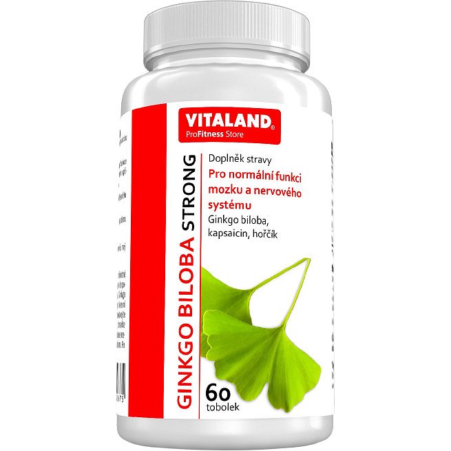 Vitaland Ginkgo biloba Strong 60 tobolek