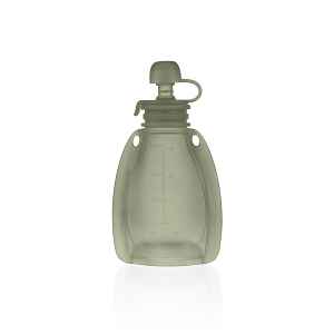 Zopa Silikonová plnitelná kapsička na dětskou stravu, Transparent Green 1