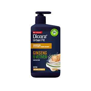 Dicora Urban Fit ENERGY Vetiver & Ginseng sprchový gel vetiver & ženšen  825 ml