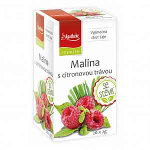 APOTHEKE malina s citronovou trávou STEVIE 20x2g