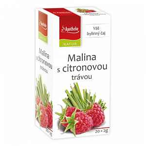 APOTHEKE malina s citronovou trávou STEVIE 20x2g