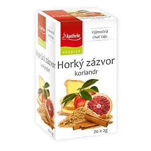 Apotheke Horký zázvor a koriandr čaj 20x2g