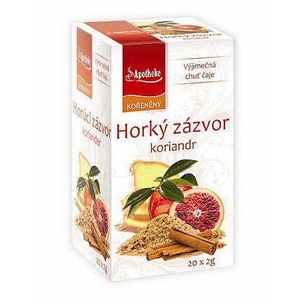 Apotheke Horký zázvor a koriandr čaj 20x2g