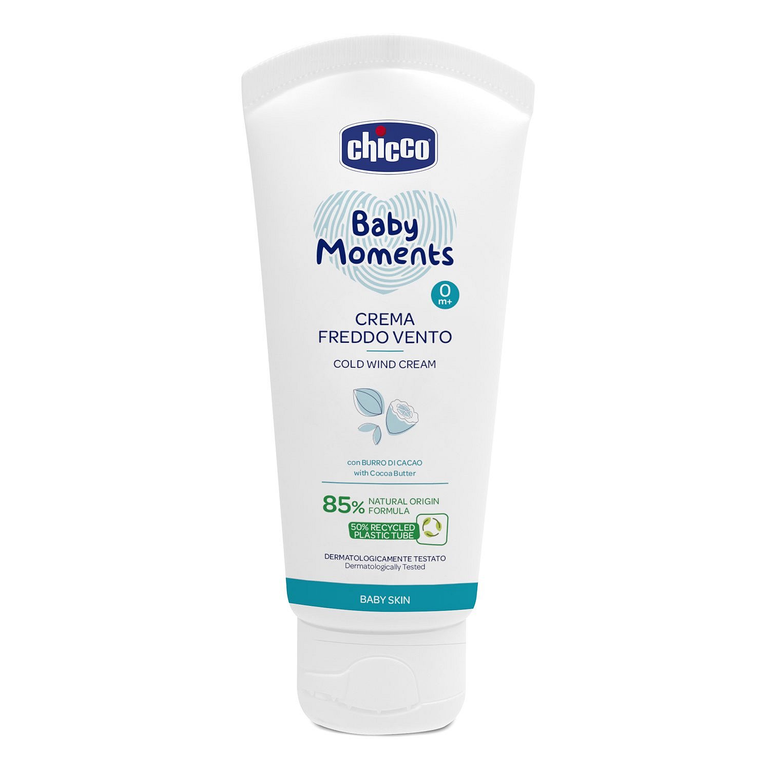 CHICCO Krém ochranný do chladného počasí bez parabenů Baby Moments 50 ml