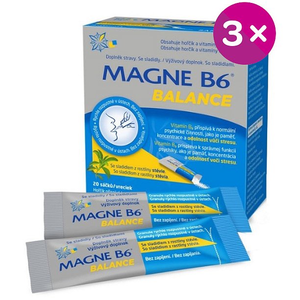 Magne B6 Balance Triopack 60 sáčků