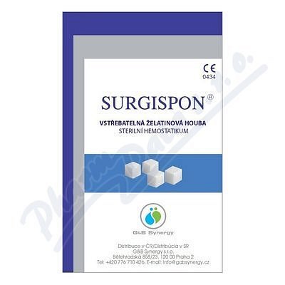 Surgispon kostky 1x1x1cm 32ks