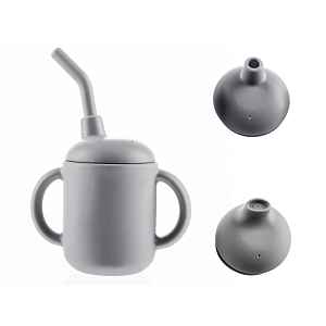 Zopa Silikonový hrníček 2v1, Dove Grey 1