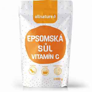 ALLNATURE Epsomská sůl s vitamínem C 1000 g