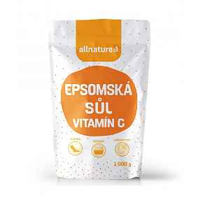 ALLNATURE Epsomská sůl s vitamínem C 1000 g