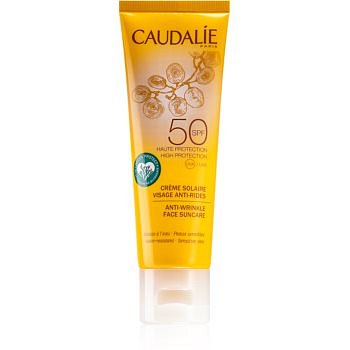 Caudalie Suncare opalovací krém na obličej s protivráskovým účinkem SPF 50 50 ml