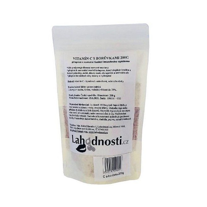 Lahodnosti Vitamín C s borůvkami 200 g