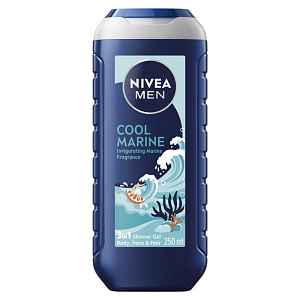 Nivea Sprchový gel na pokožku a vlasy Cool Marine (3 in 1 Shower Gel) 250 ml