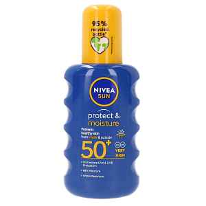 Nivea SUN Hydratační sprej na opalování OF50+ 200 ml