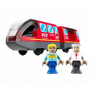 2Kids Toys Elektrický městský vlak červený
