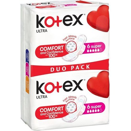 KOTEX Ultra Super vložky double 12ks