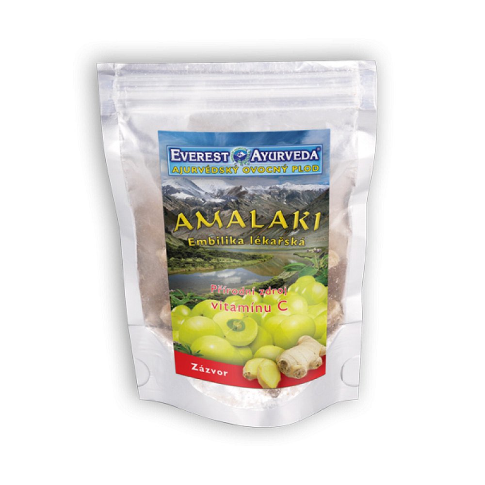 EVEREST-AYURVEDA AMALAKI zázvor Imunita & dýchací cesty 100 g sušeného ovoce