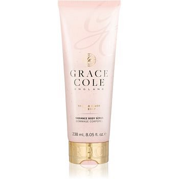 Grace Cole Vanilla Blush & Peony rozjasňující tělový peeling 238 ml