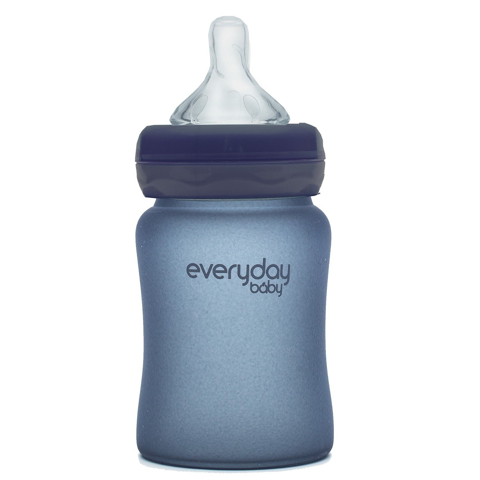 Láhev sklo, senzor, 150ml blueberry