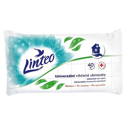 Ubrousky vlhčené Linteo Satin univerzální 40ks