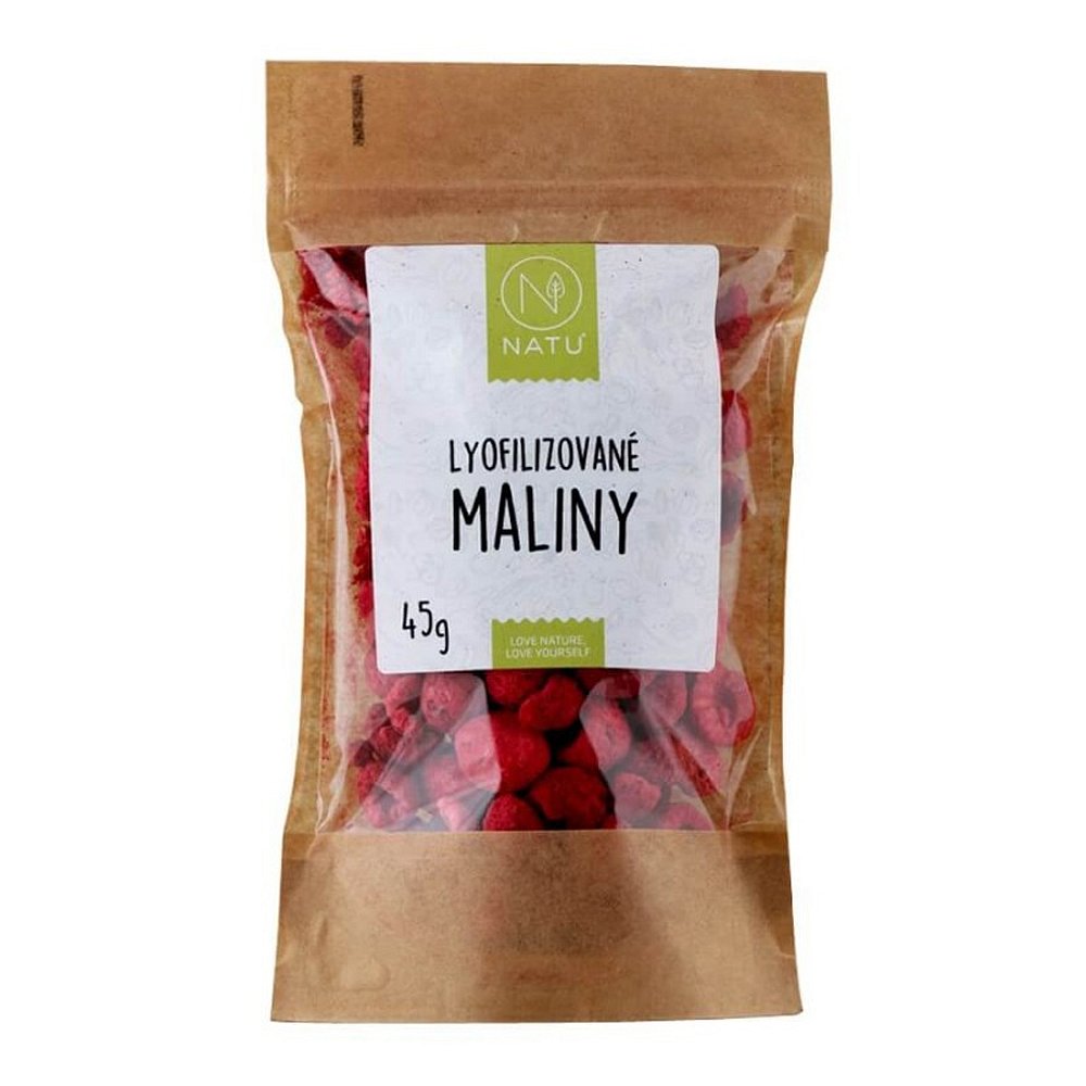 NATU Lyofilizované maliny 45 g