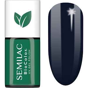 Semilac UV Hybrid BioColor gelový lak na nehty s použitím UV/LED lampy odstín 725 Dark Berry 7 ml
