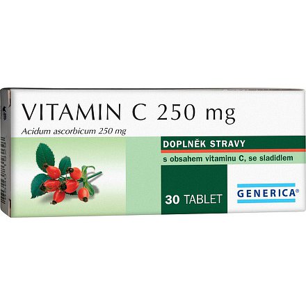Vitamin C 250 mg Generica tablety  30