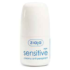 ZIAJA Krémový kuličkový antiperspirant Sensitive 60 ml
