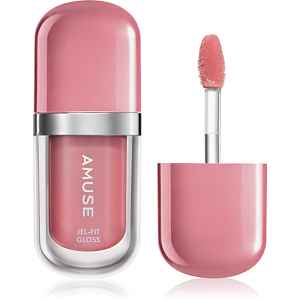 AMUSE Jel-Fit Gloss hydratační lesk na rty se zvětšujícím efektem odstín NuRose 3.8 g