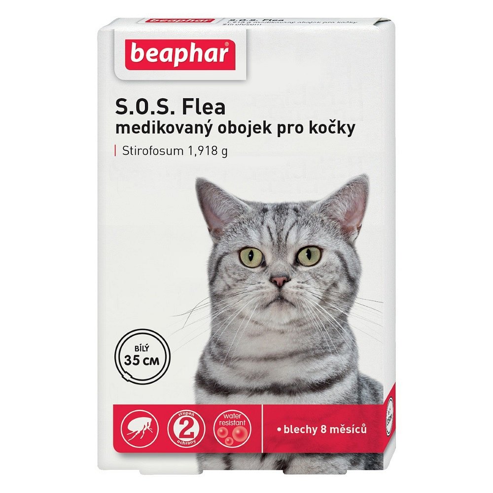 Beaphar DIAZ antiparazitní obojek pro kočky 35 cm