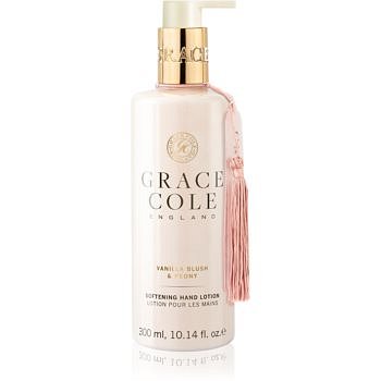 Grace Cole Vanilla Blush & Peony pečující krém na ruce 300 ml