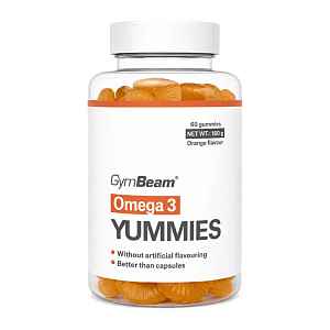 GymBeam Omega 3 Yummies, doplněk stravy 60 ks