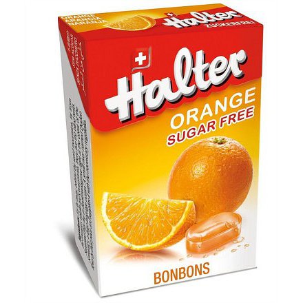 HALTER bonbóny Pomeranč (orange) 40g H200259