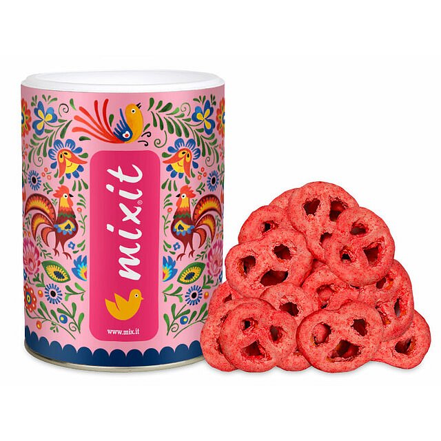 Mixit preclíky Jogurtová čokoláda s jahodami 250g