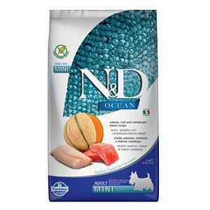 N&D Ocean Dog Adult Mini Salmon & Cod & Melon 2,5kg