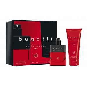 Bugatti Performance Red dárkový set pro muže 2 ks