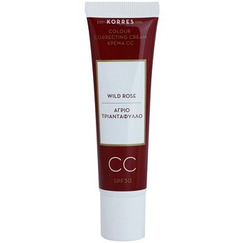 Korres Wild Rose rozjasňující CC krém SPF 30 odstín Light  30 ml